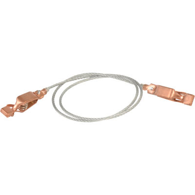 Wesco® Drum Bonding Wire 272033 - 3' Wire with 2 Alligator Clips