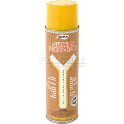 Yellow Striper Premium Spray Paint - Pkg Qty 12