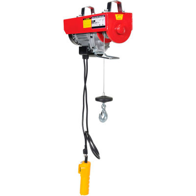 Mini-Electric Cable Hoist 400 Lb. Single & 800 Lb. Double Line Capacity