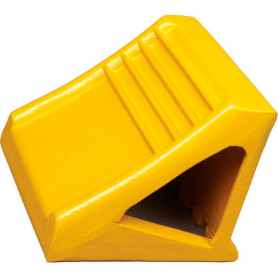 Ideal Warehouse Cast Ductile Iron Wheel Chock 60-7290 7-1/4"L x 8-1/2"W x 8-1/2"H
