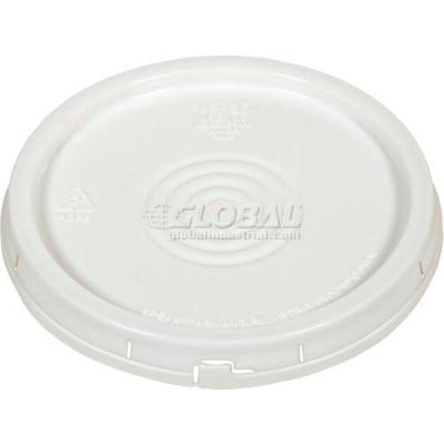 Tear-Tab Lid LID-54-PWT for 3½, 5 & 6 Gallon Open Head Pails - White