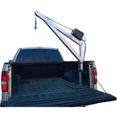 Spitzlift LEBS15-4 Pickup Truck 12V DC Crane | 20' Strap, Mount & Pivot Base