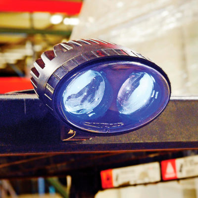 Global Industrial™ Blue LED Pedestrian Safety Warning Forklift Spotlight