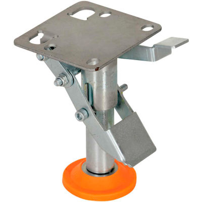 Floor Lock with Polyurethane Foot Pad FL-LKL-4 for 4" Casters