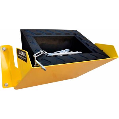 Global Industrial™ Wheel Chock Holder, 12-7/8"W x 7-7/16"D x 6-7/16"H