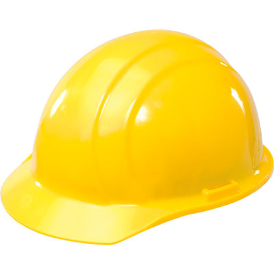ERB 19762 Americana Hard Hat, 4-Point Pinlock Suspension, Yellow