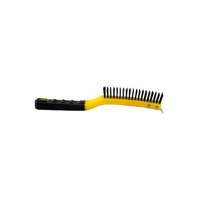 Long Handle Wire Brush W/Scraper - 997015000 - Pkg Qty 6