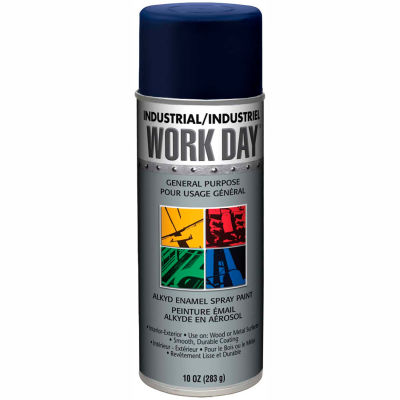 Krylon Industrial Work Day Enamel Paint Blue - A04403007 - Pkg Qty 12