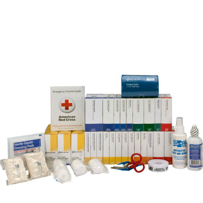 First Aid Only™ 90619 First Aid Refill w/out Meds For 2 Shelf Kit, ANSI Compliant, Class B+