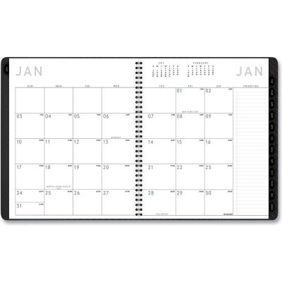 AT-A-GLANCE® Contemporary Monthly Planner, Premium Paper, 9 x 11, White, 2021