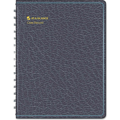 AT-A-GLANCE® Undated Class Record Book, 10-7/8" x 8-1/4", White, 1 Each