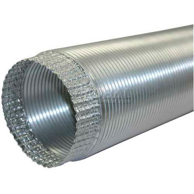 Speedi-Products Aluminum Flex Pipe Crimped One End EX-AFC 696 6" X 96"