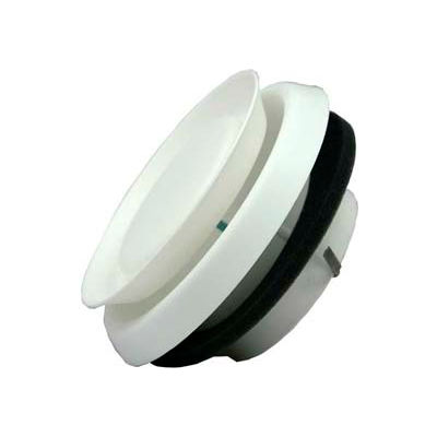 Speedi-Products Round Adjustable Plastic Diffuser EX-DFRP 05 White 5"