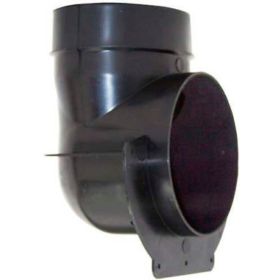 Speedi-Products Plastic Round To Oval Adapter EX-ROA 04 4"