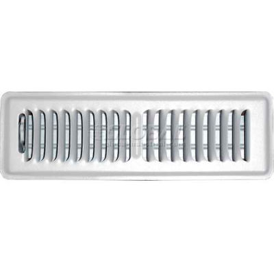 Speedi-Grille White SG-210 FLW Floor Register With 2 Way Deflection 2" X 10"