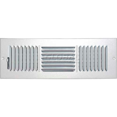 Speedi-Grille Ceiling Or Wall Register With 3 Way Deflection SG-412 CW3 4" X 12"