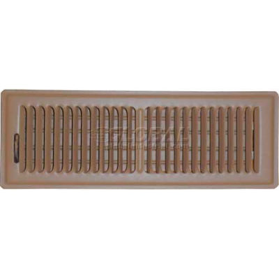 Speedi-Grille Brown SG-414 FLB Floor Vent Register With 2 Way Deflection 4" X 14"