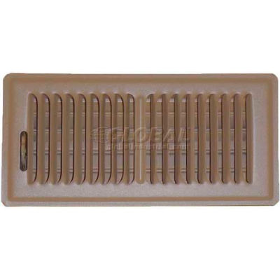 Speedi-Grille Brown SG-48 FLB Floor Vent Register With 2 Way Deflection 4" X 8"