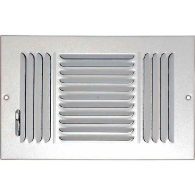 Speedi-Grille Ceiling Or Wall Register With 3 Way Deflection SG-612 CW3 6" X 12"