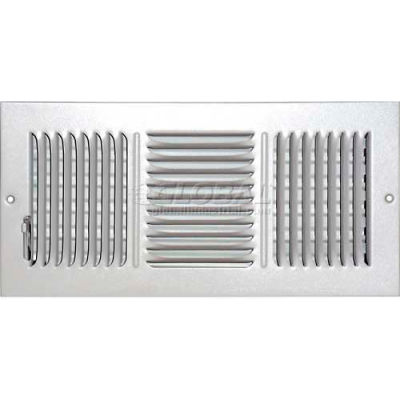 Speedi-Grille Ceiling Or Wall Register With 3 Way Deflection SG-614 CW3 6" X 14"
