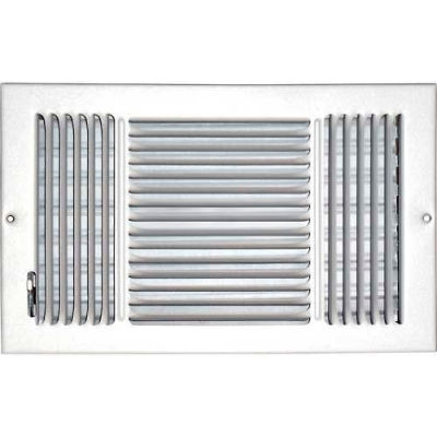 Speedi-Grille Ceiling Or Wall Register With 3 Way Deflection SG-814 CW3 8" X 14"