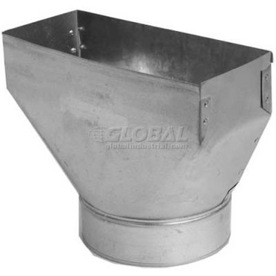 Speedi-Boot Stack Range Hood Straight Boot SM-RH3107 SB 3.25" X 10" X 7"