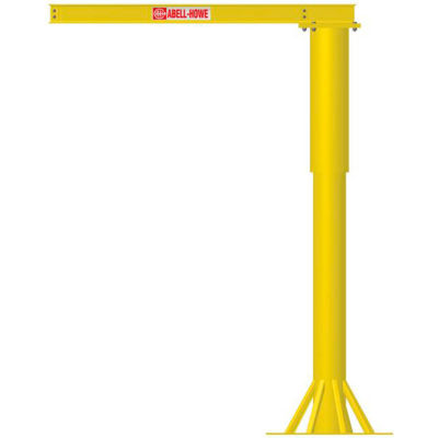 Abell-Howe® Base Mounted Light Duty Jib Crane Foundationless 4L0009 500 Lb. Capacity