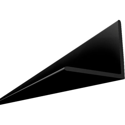 HG-Grid 8' Wall Angle 350-07, Satin Black - 30/Case