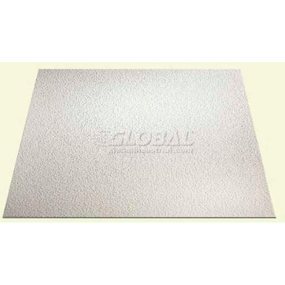 Genesis Stucco Pro Ceiling Panel 760-00, Waterproof & Washable, 2'L X 2'W, White - 12/Case