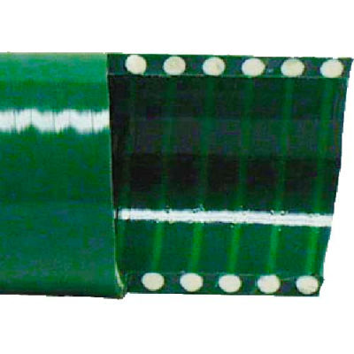 2" Green PVC Water Suction Hose, 20 Feet