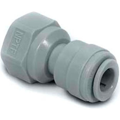 1/4" Female Adapter With 1/8" Nptf Thread - Push-In Fitting - Pkg Qty 10