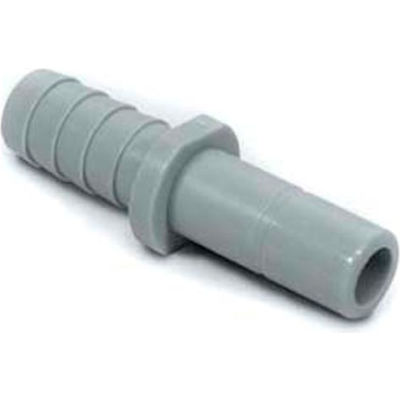 3/8" Tube Barb Connector W/ 1/2" Tube I.D. - Push-In Fitting - Pkg Qty 10