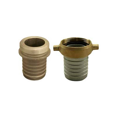 1-1/2" Aluminum Coupling Set Male & Female Short Shank Pair