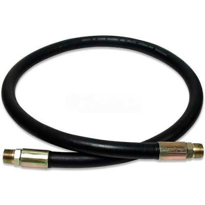 Apache Hydraulic Hose Assembly 98398244, 100R2AT Cpld., 4000 PSI, 3/8" MNPT, 3/8" Hose ID X 72"L