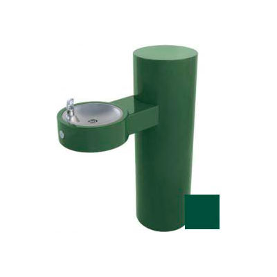 Murdock® Pedestal Round Drinking Fountain w/ Stainless Steel Bubbler, Green