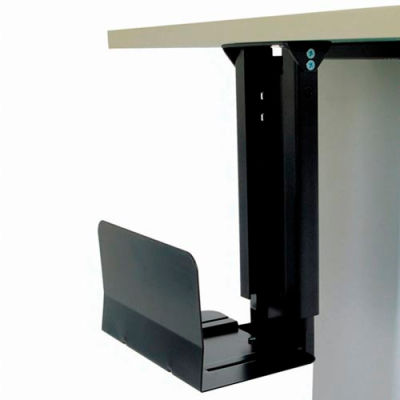 CPU Under Desk Holder with Slide and Swivel Adjustment