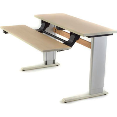 Infinity™ Powered Height Adjustable Bi-Level Workstation - Maple