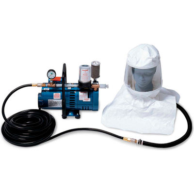 Allegro 9230-01 Tyvek™ Supplied Air Hood Low Pressure System, 1 Worker, 100' Hose