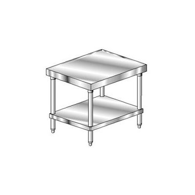 Aero Manufacturing 2MSU-2424 14 Gauge Mixer Stand 304 Stainless Steel - with Undershelf 24"W x 24"D