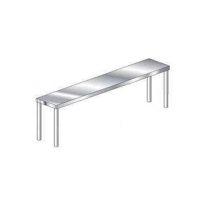 Aero Manufacturing 2O-1048 Aerospec 14 Gauge Single Overshelf 304 Stainless Steel - NSF 48"W x 10"D