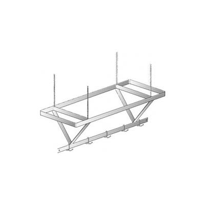 Aero Manufacturing CPS-96 96"W x 24"D SS NSF Ceiling Mount Pot Rack
