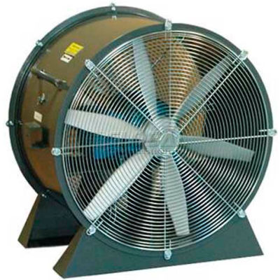 Americraft 36" TEFC Aluminum Propeller Fan With Low Stand 36DAL-1L-1-TEFC 1 HP 13000 CFM