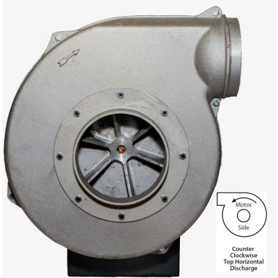 Americraft Hazardous Location Blower, HADP12, 5 HP, 3 PH, Explosion Proof, CCW, Top Horizontal
