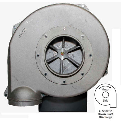 Americraft Aluminum Blower, HADP15-15-T-TE-CWDB, 15 HP, 3 PH, TEFC, CW, Downblast
