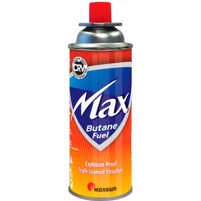 Max 1214, Butane Fuel Cartridge, 12/Case