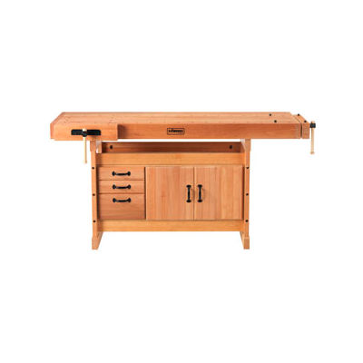 Sjobergs SJO-66736K - Scandi Plus 1825 Workbench, Trestle and SJO-33457 Cabinet
