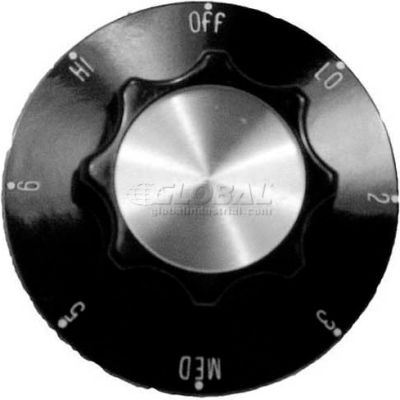 Knob 2-1/4 D, Off-Lo-2-6-Hi For Star, STA2R-A710E8761