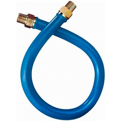 Coated Gas Connector1-1/4" MPT X 48" For Dormont, 16125Bp-48