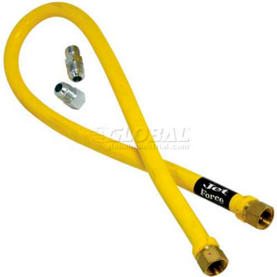 Gas Connector 1/2" x 48"L Jet Force For BK Resources, BKRBK-GHC-5048