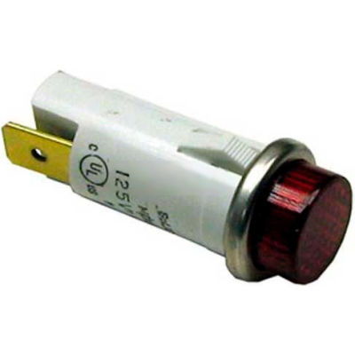 Signal Light 125V 1/2" Red For Nemco, NEM45380-1